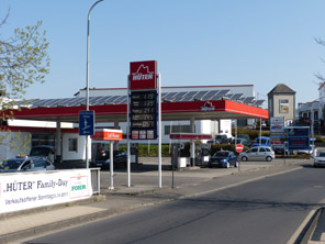 Tankstelle und Waschstraße